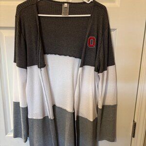 OSU Cardigan - Gray and White